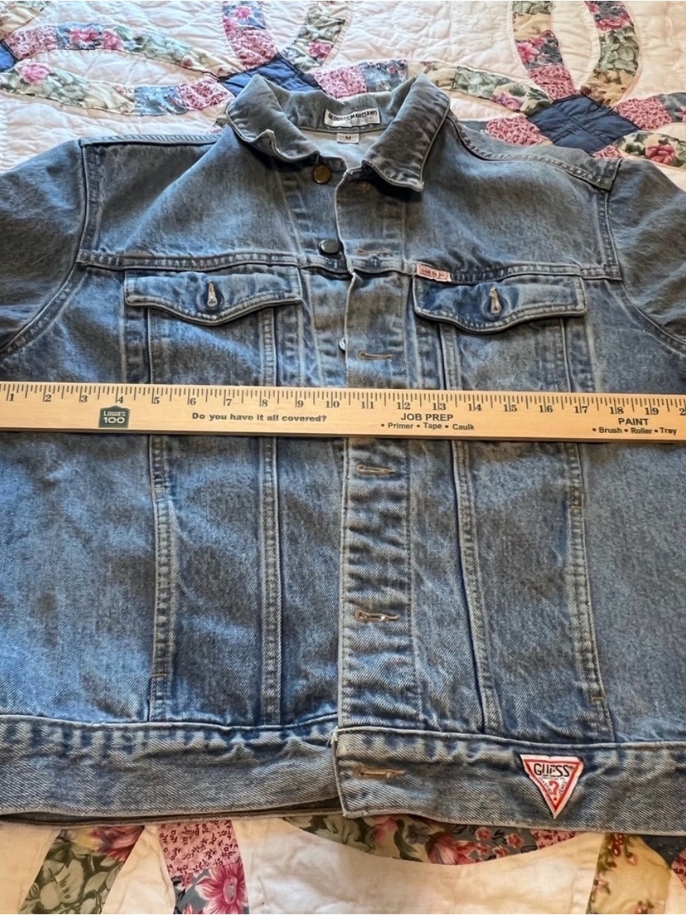 Vintage Guess Georges
Marciano Denim Jacket M
Made in USA 80s 90s Trucker - Picture 9 of 9